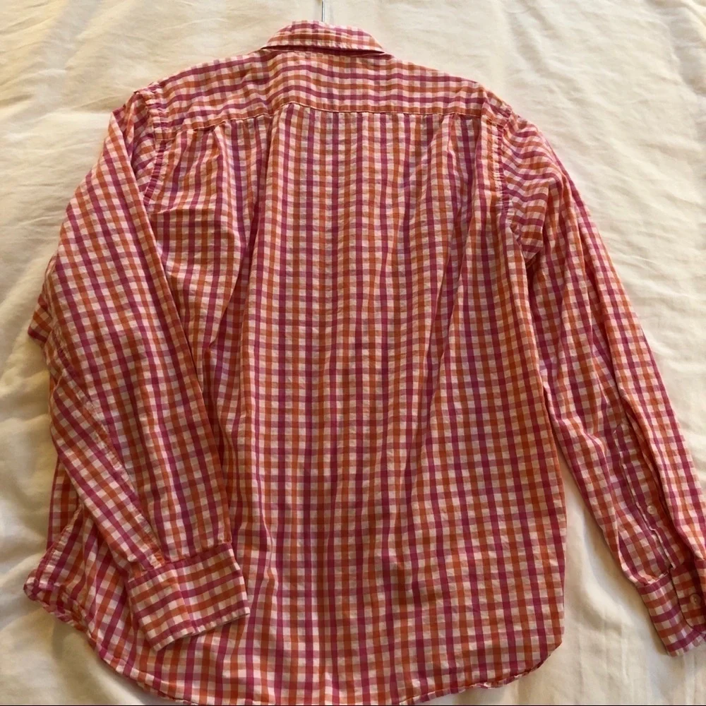 J. Crew Gingham Button Down